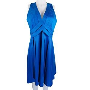 Calvin Klein Turquiose Stunning Work Business Women's Sleeveless Dress 12